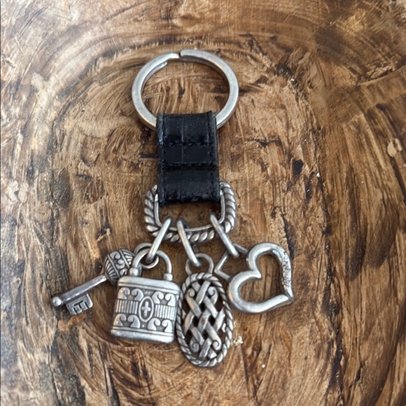 Brighton Silver and Black Key Holder - Picture 1 of 2